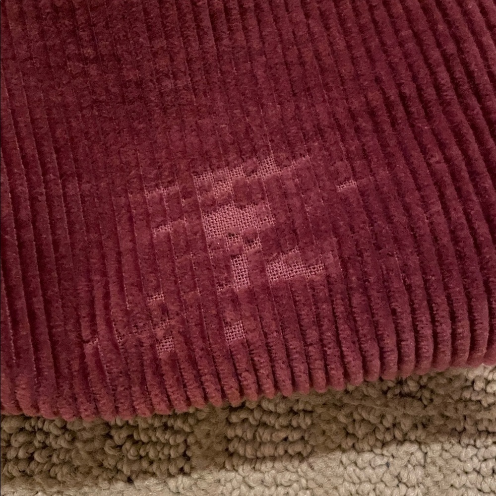 Reformation Burgundy Corduroy Pants - Picture 2 of 5